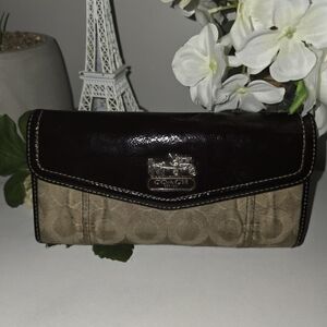 Coach Black and Brown Women's Wallet